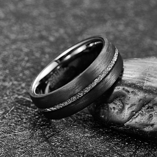 Bague de la Complétude en Tungstène